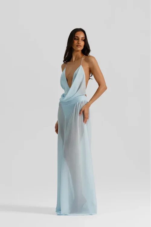 Natalie Rolt - Agnes Gown Ice Blue